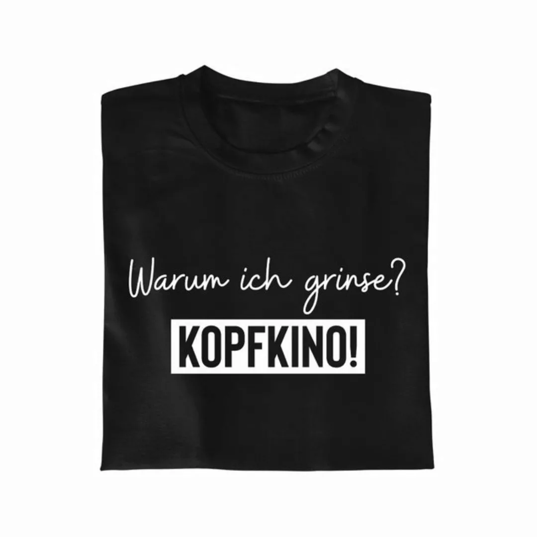 RABUMSEL T-Shirt Warum ich grinse? Kopfkino! - Unisex T-Shirt günstig online kaufen