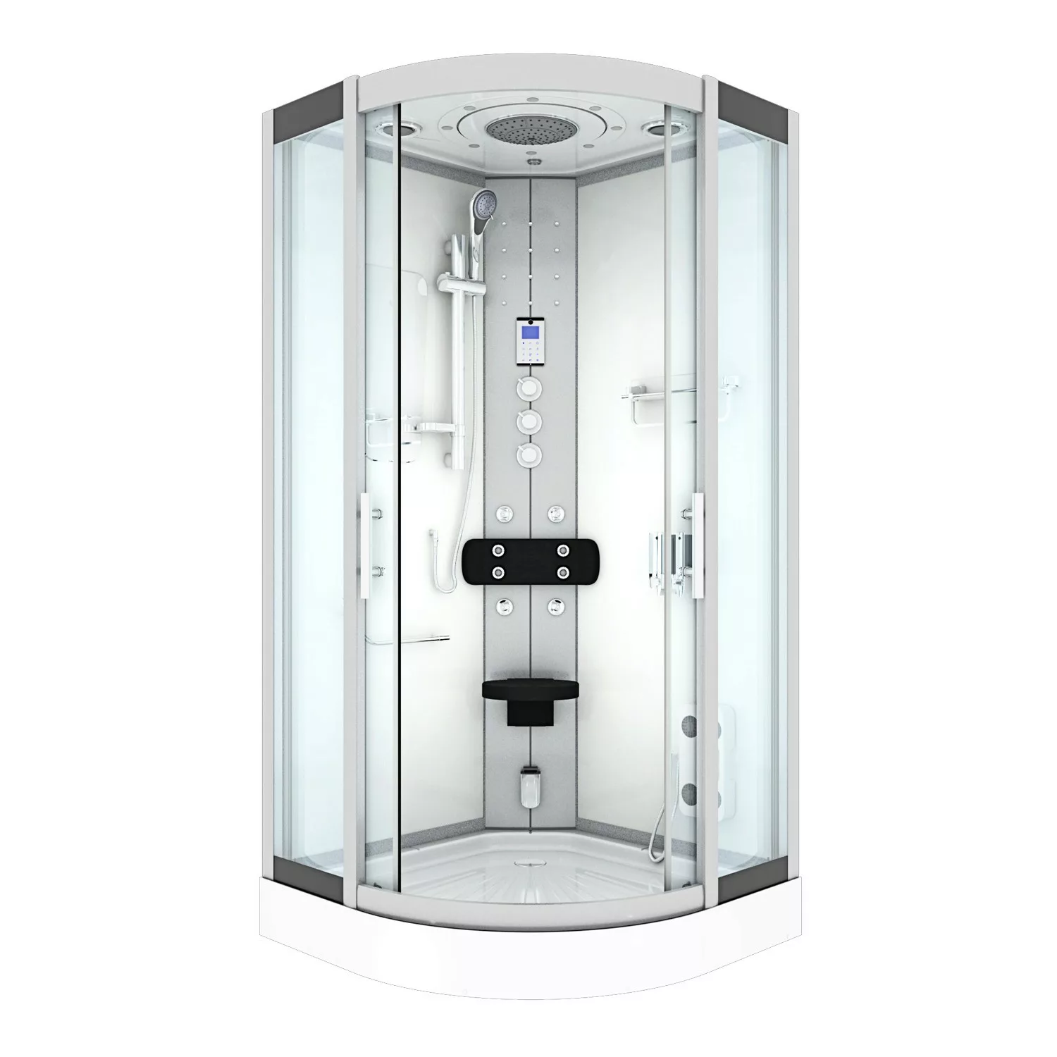 AcquaVapore Dampfdusche Duschtempel Sauna Dusche Duschkabine D46-10T3-EC 90 günstig online kaufen