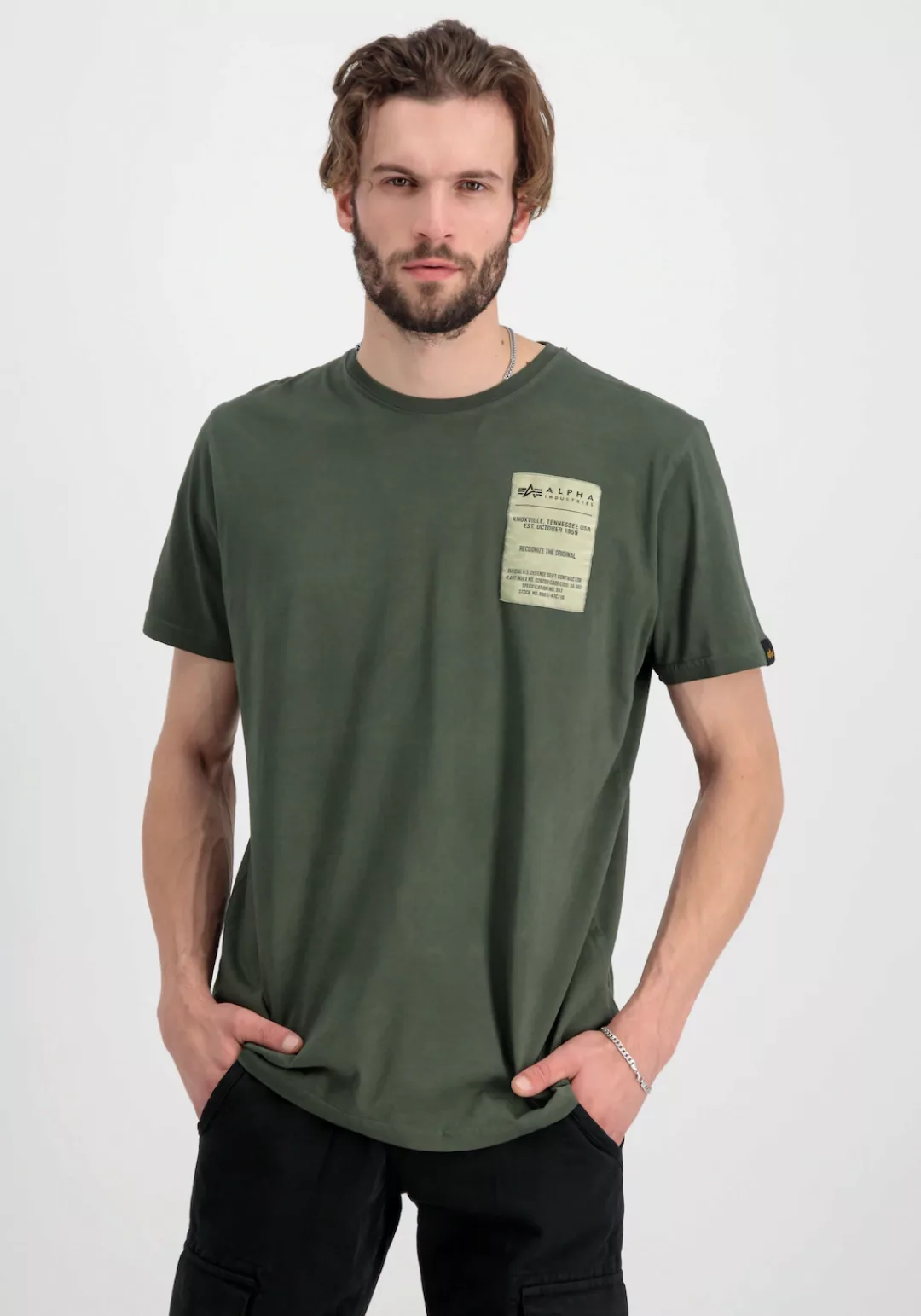 Alpha Industries T-Shirt "Alpha Industries Men - T-Shirts AI Label T-Shirt" günstig online kaufen