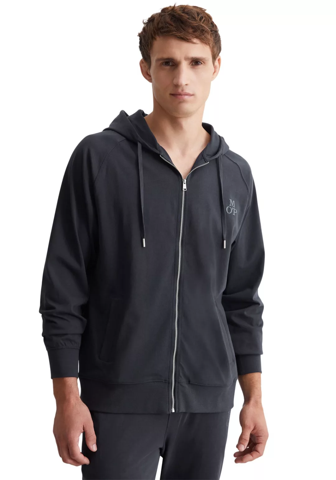 Marc OPolo Sweatjacke, mit dezentem Logodruck günstig online kaufen