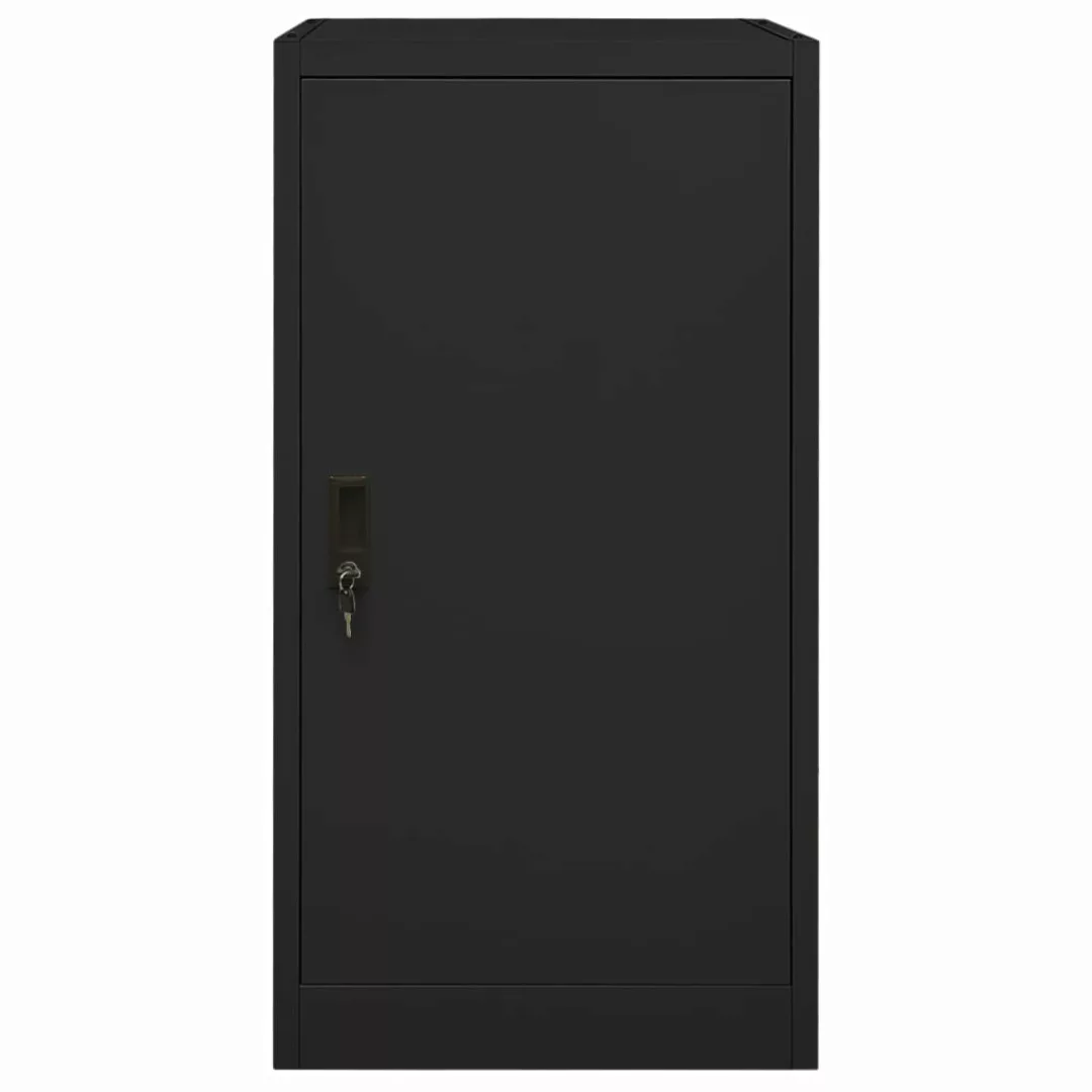 Vidaxl Sattelschrank Schwarz 53x53x105 Cm Stahl günstig online kaufen