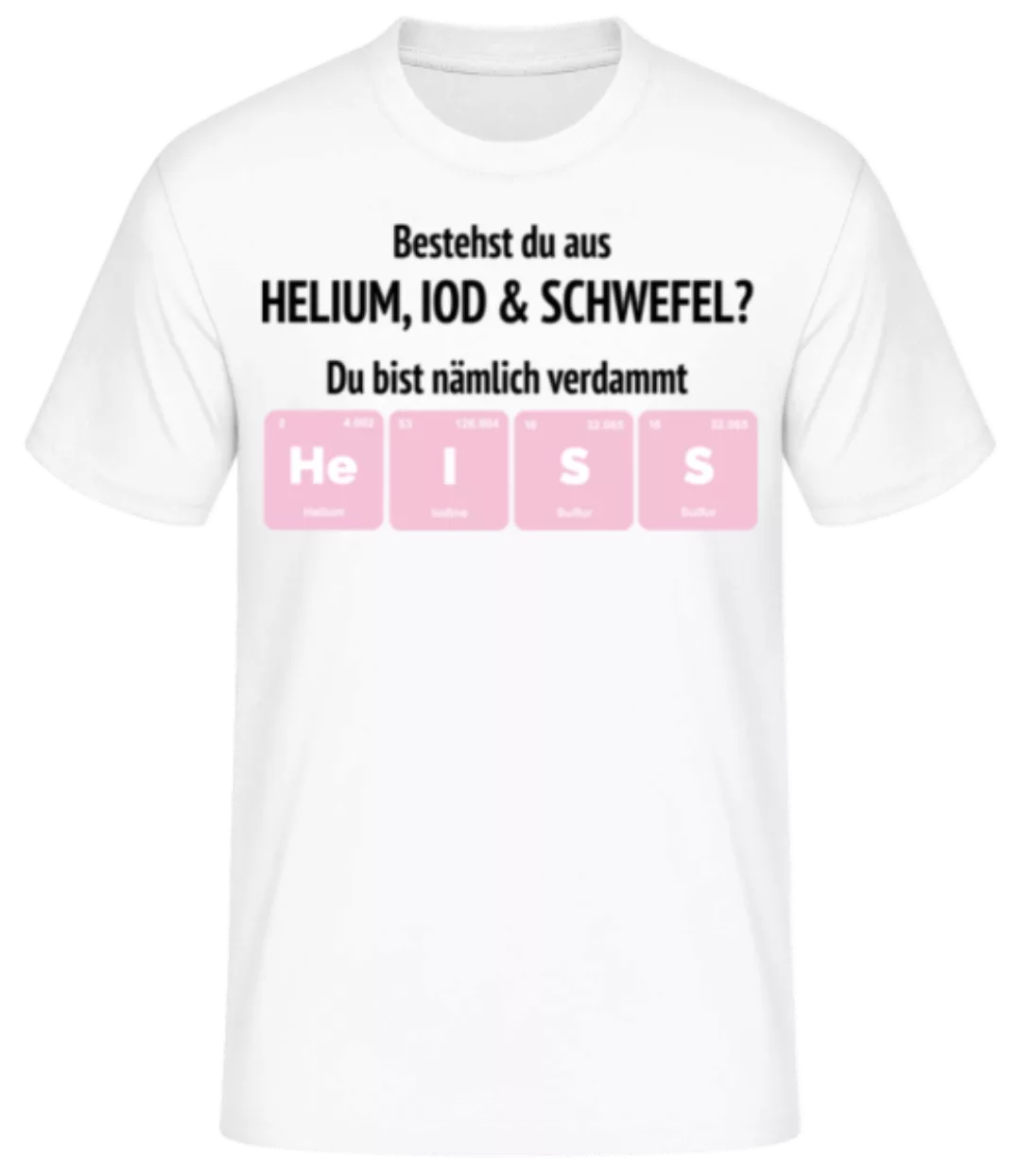Heiss · Männer Basic T-Shirt günstig online kaufen