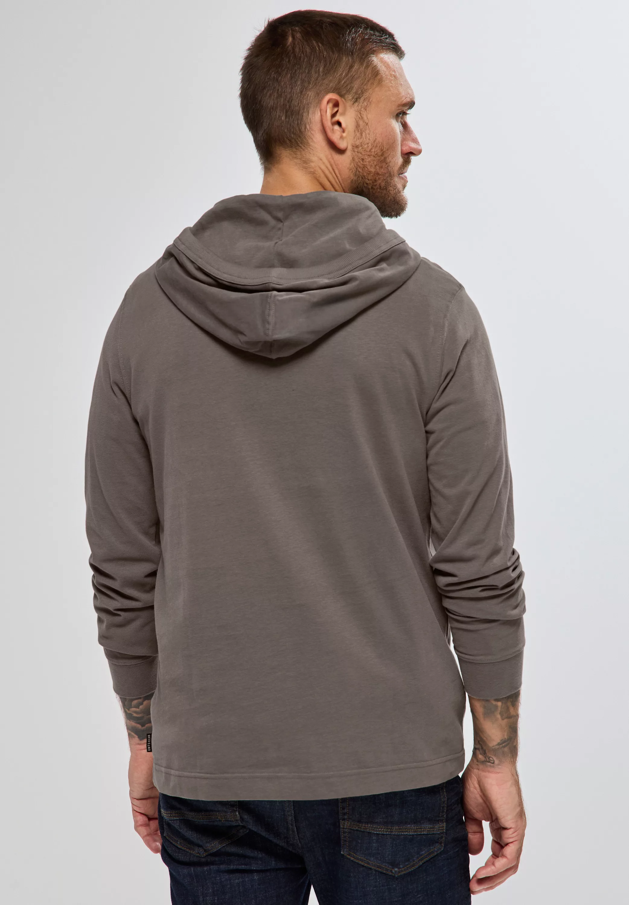 STREET ONE MEN Langarmshirt, aus reiner Baumwolle günstig online kaufen