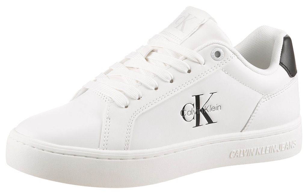 Calvin Klein Jeans Plateausneaker "CLASSIC CUPSOLE MONO LTH WN", Schnürschu günstig online kaufen