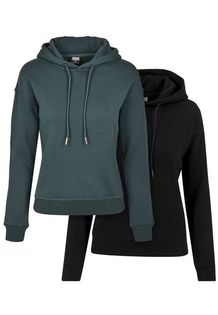 URBAN CLASSICS Kapuzenpullover Urban Classics Damen Ladies Hoody 2-Pack (1- günstig online kaufen