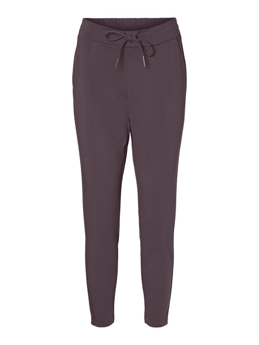 VERO MODA Knöchellange Low Rise Loose Fit Kordelzug Hose Damen Violett günstig online kaufen