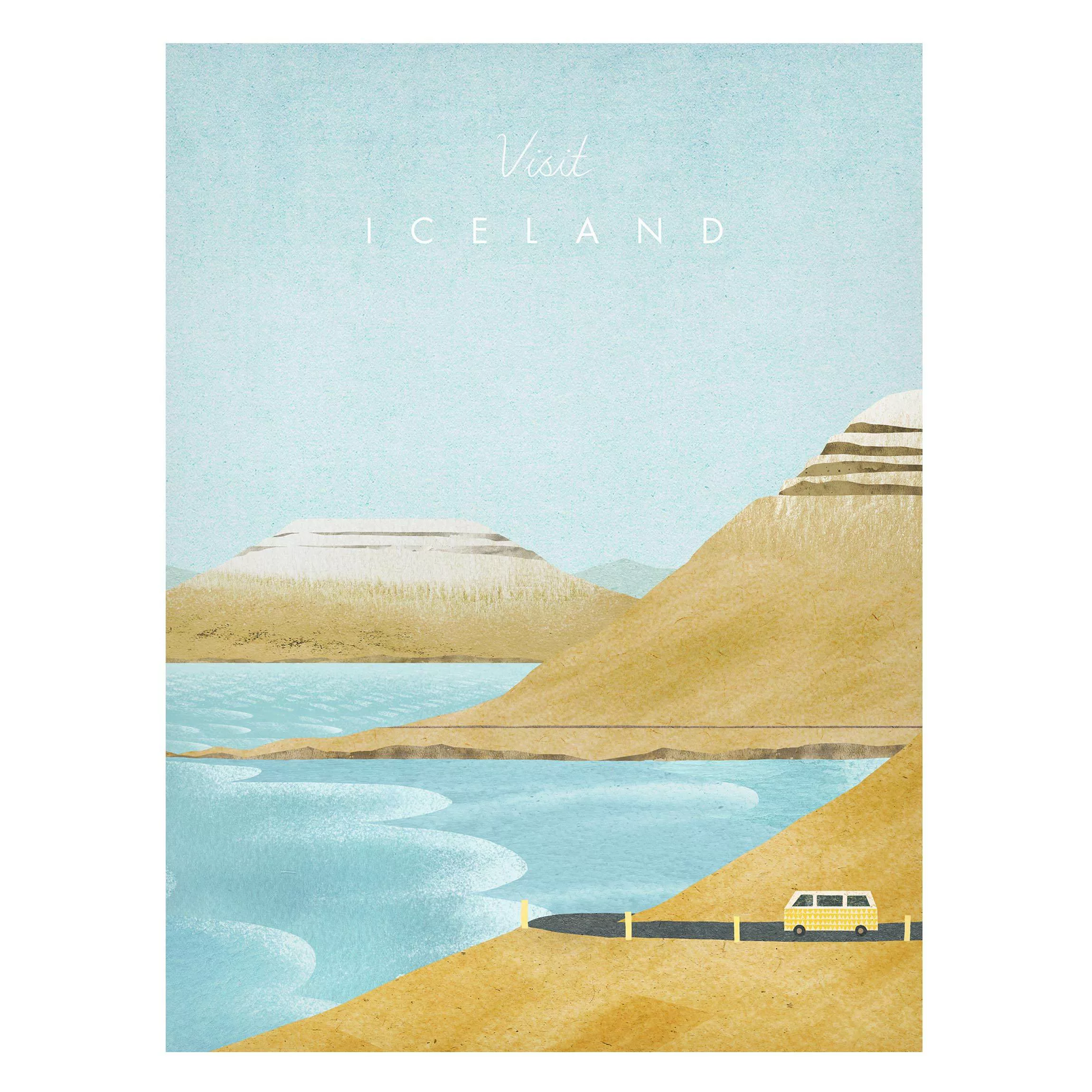 Magnettafel Reiseposter - Iceland günstig online kaufen