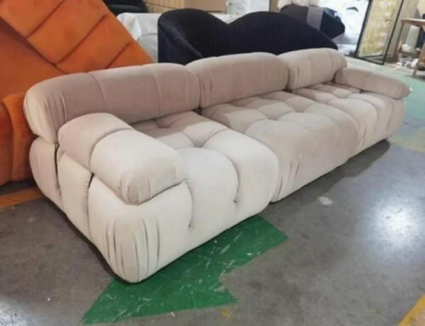JVmoebel 3-Sitzer Sofa 3 Sitzer Hochwertig Polster Sofas Design Textil neu günstig online kaufen