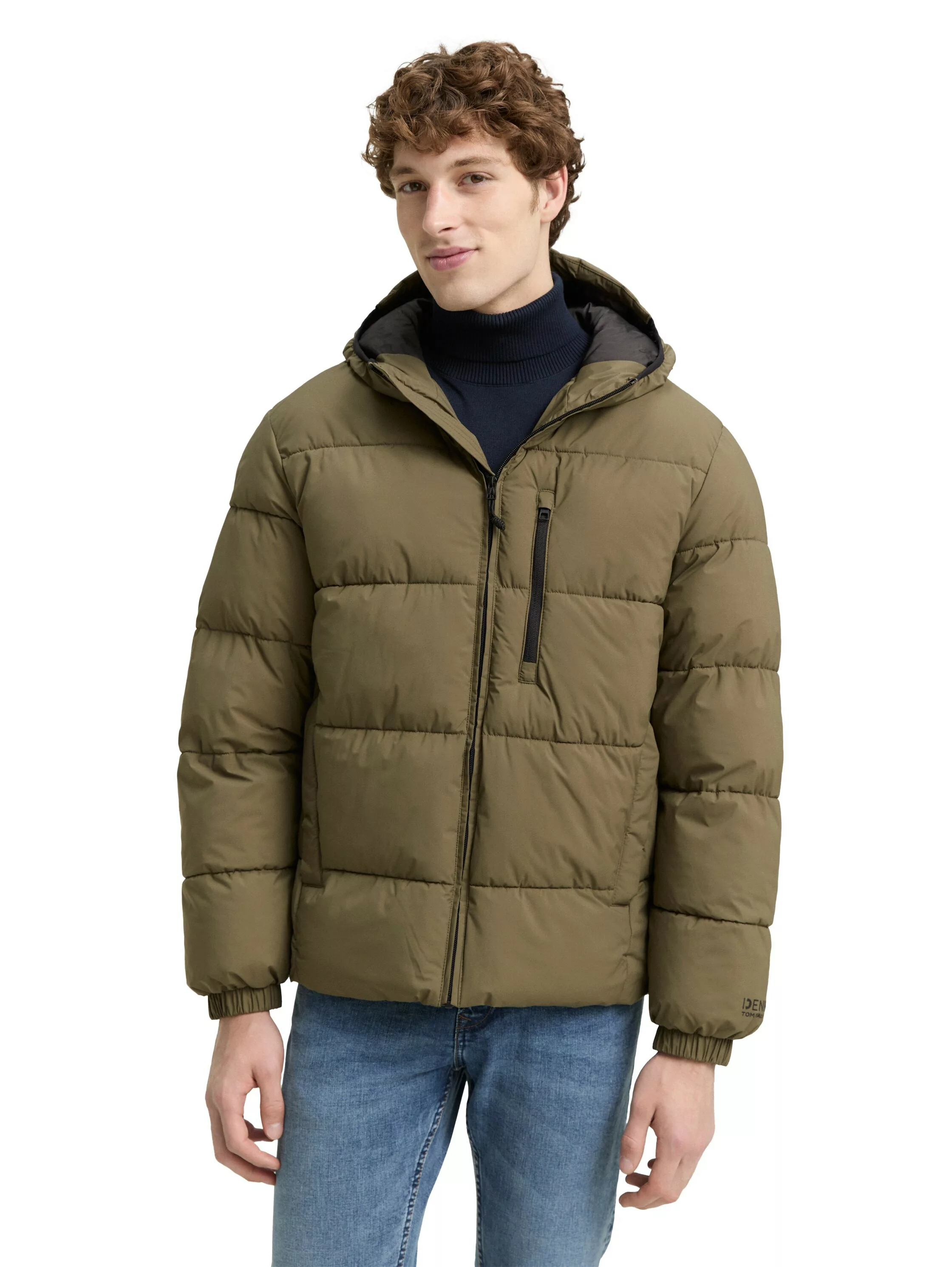 TOM TAILOR Denim Steppjacke, mit Kapuze, mit Kapuze günstig online kaufen