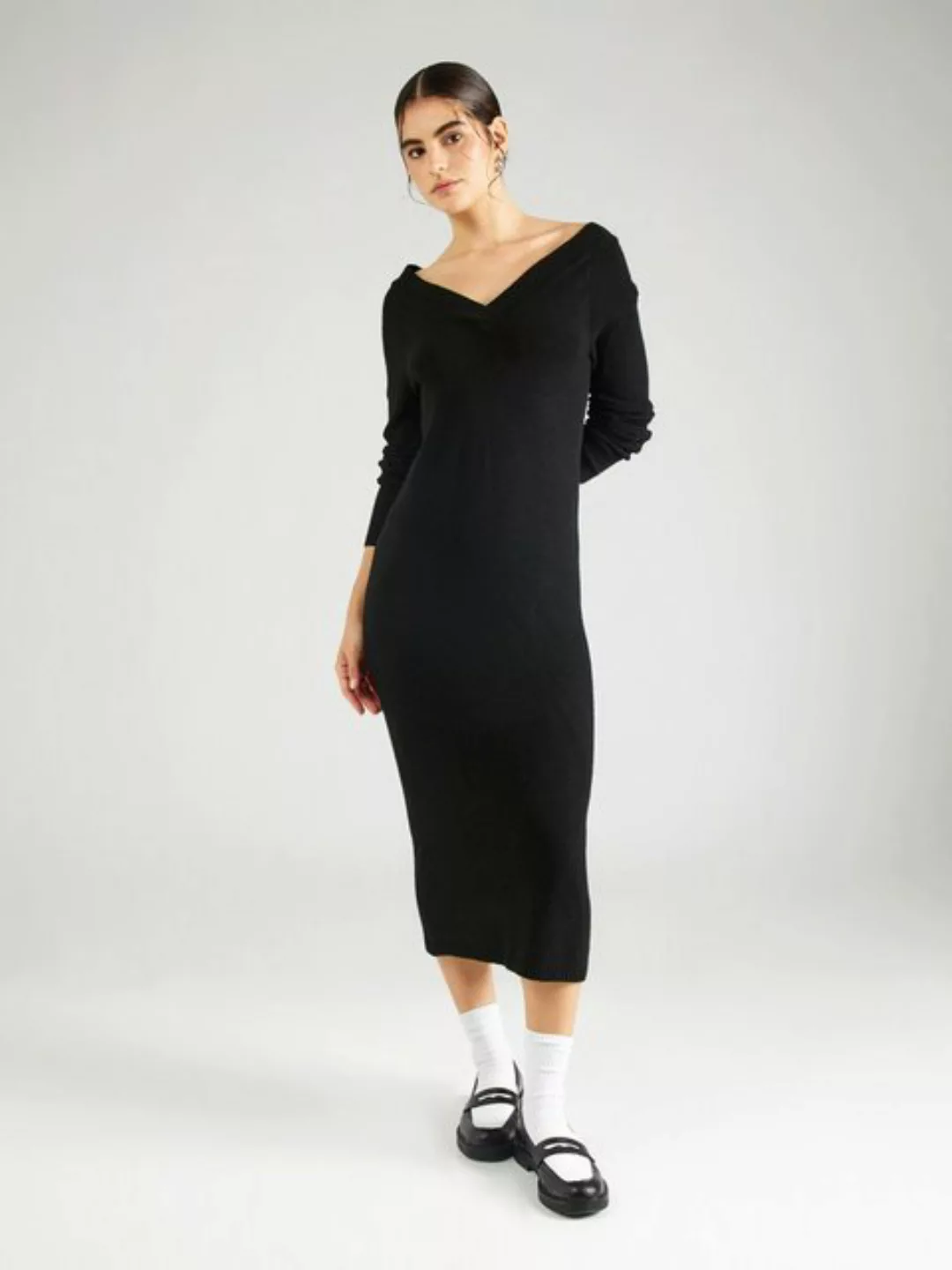 ONLY Strickkleid ONLJEANETT LIFE LS V-NECK DRESS CC KNT günstig online kaufen