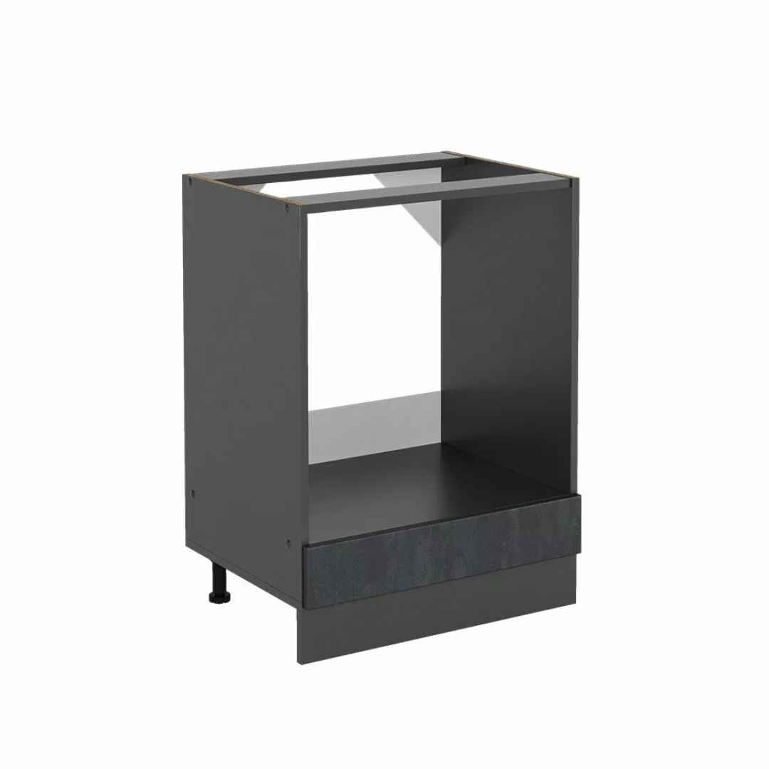 Vicco Herdumbauschrank R-Line, Schwarz Beton/Anthrazit, 60 günstig online kaufen