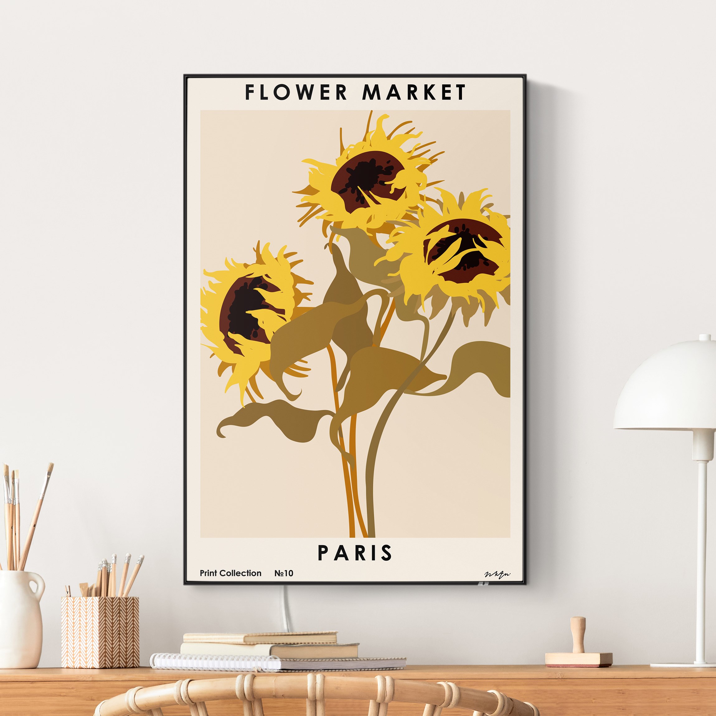 LED-Wechselbild Flower Market - Paris günstig online kaufen