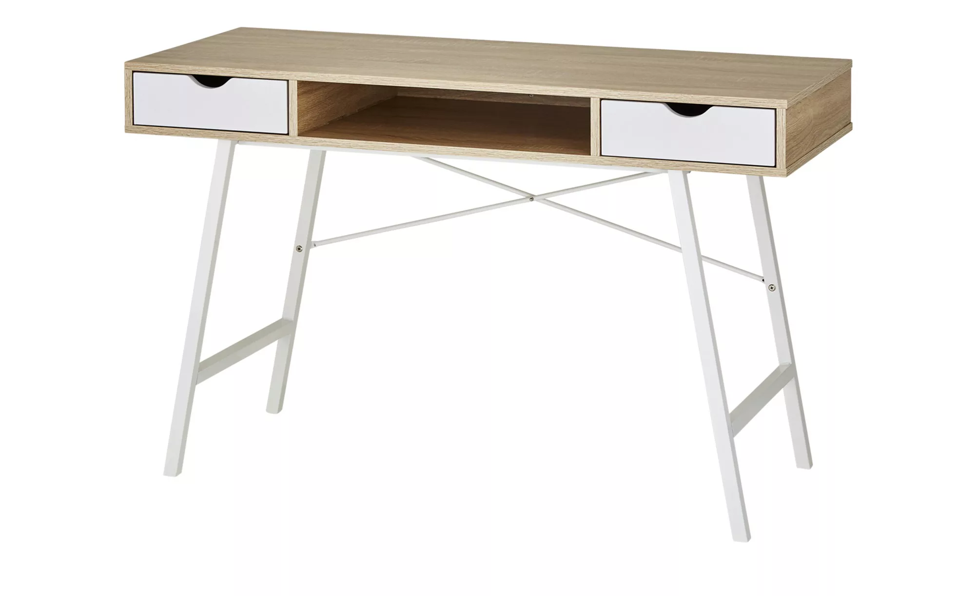 Schreibtisch  Mondego - holzfarben - 120 cm - 76 cm - 48 cm - Sconto günstig online kaufen