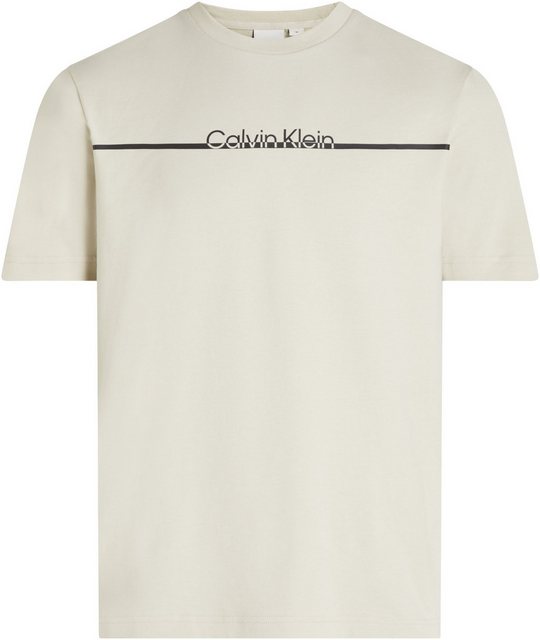 Calvin Klein Big&Tall Rundhalsshirt BT_SPLIT LINE LOGO T-SHIRT in Großen Gr günstig online kaufen