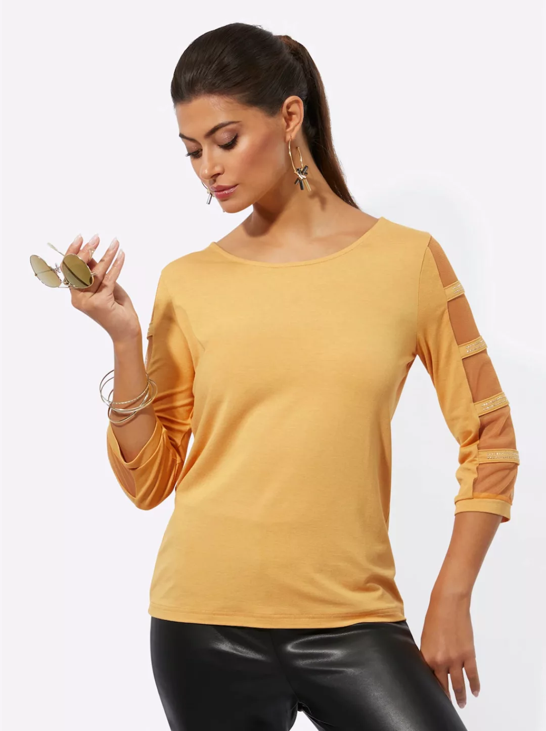 creation L 3/4-Arm-Shirt "Shirt", (1 tlg.) günstig online kaufen