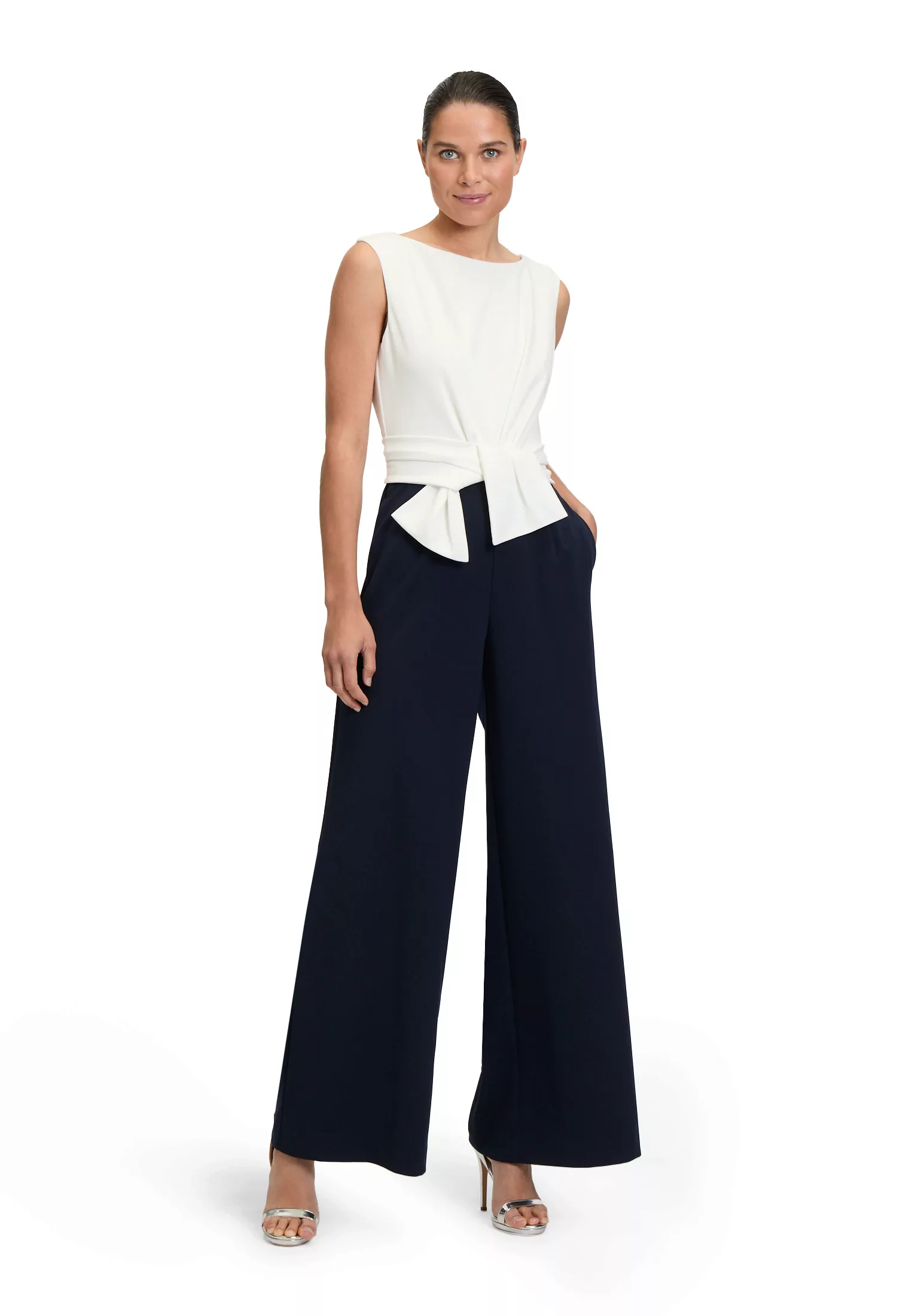 Vera Mont Overall "Vera Mont Jumpsuit mit weitem Bein", (1 tlg.), Bunddetai günstig online kaufen