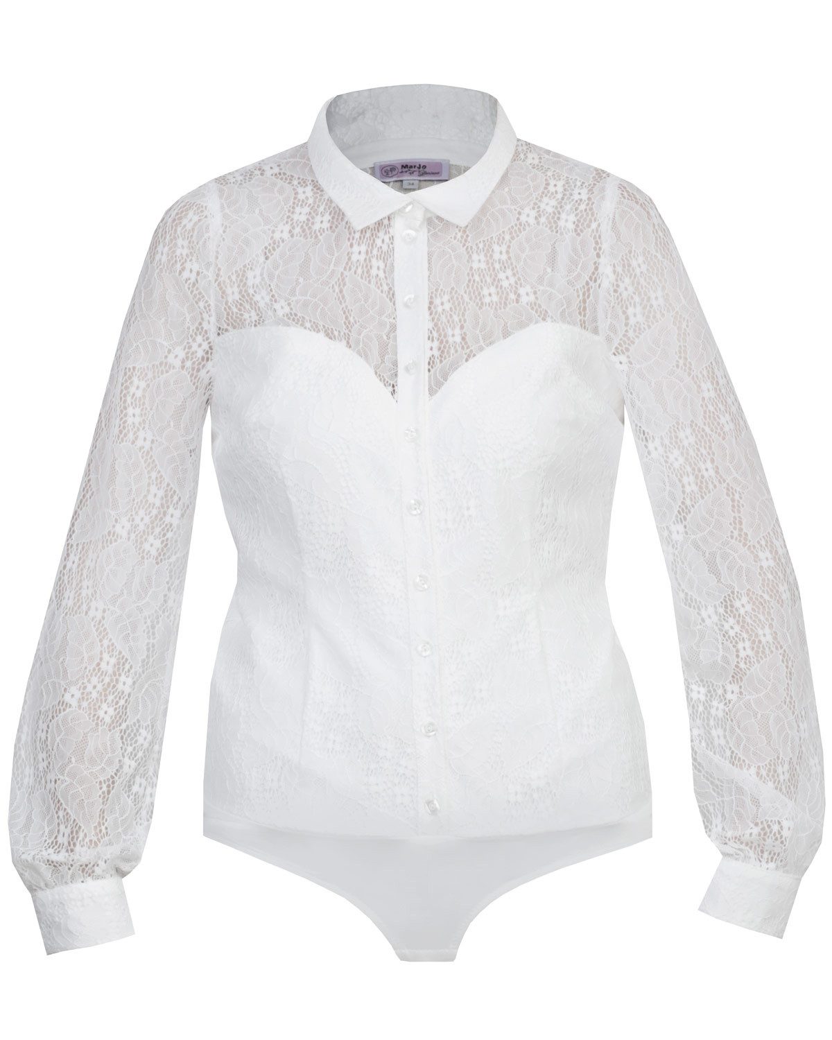 MarJo Body 'Harper-Malinda' Langarm 301700, Offwhite günstig online kaufen