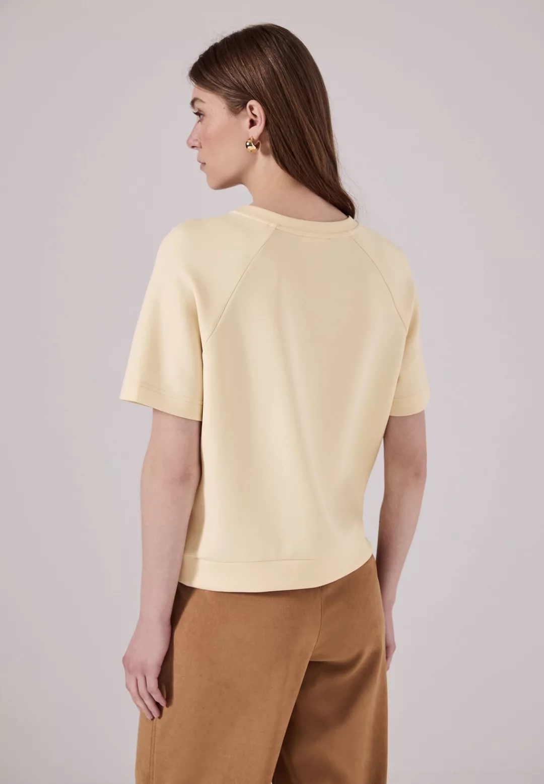 STREET ONE STUDIO T-Shirt, aus softem Materialmix günstig online kaufen