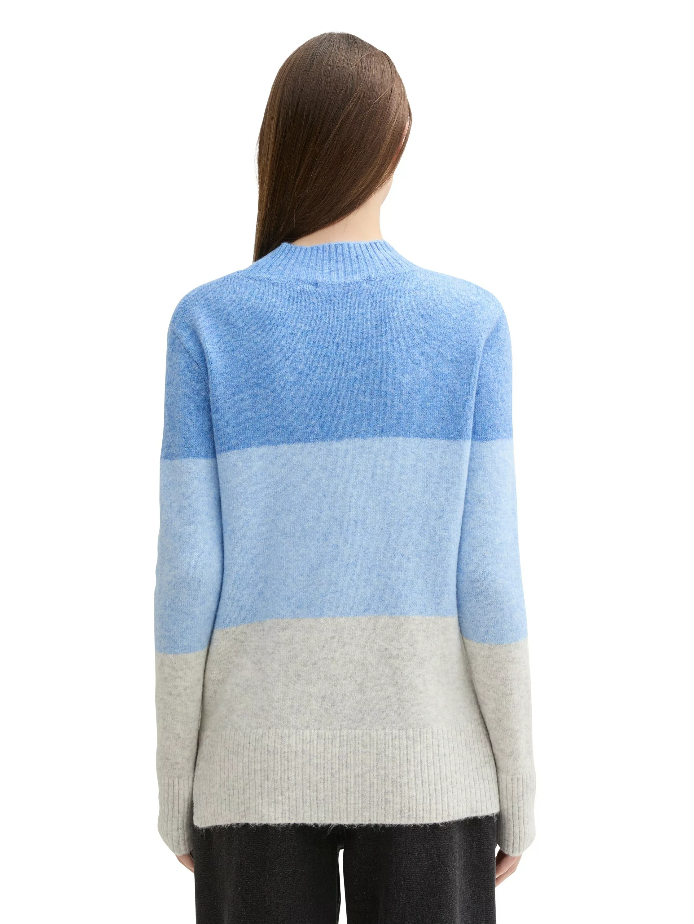 TOM TAILOR Denim Strickpullover, mit Colour Blocking günstig online kaufen