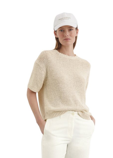 Marc O'Polo Rundhalspullover aus Organic Cotton-Mix günstig online kaufen