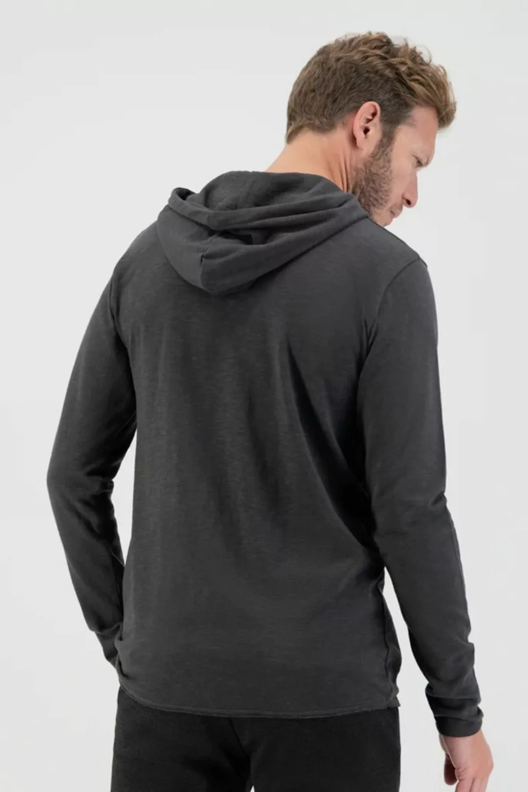 Dstrezzed Hoodie Heavy Slub Anthrazit - Größe M günstig online kaufen