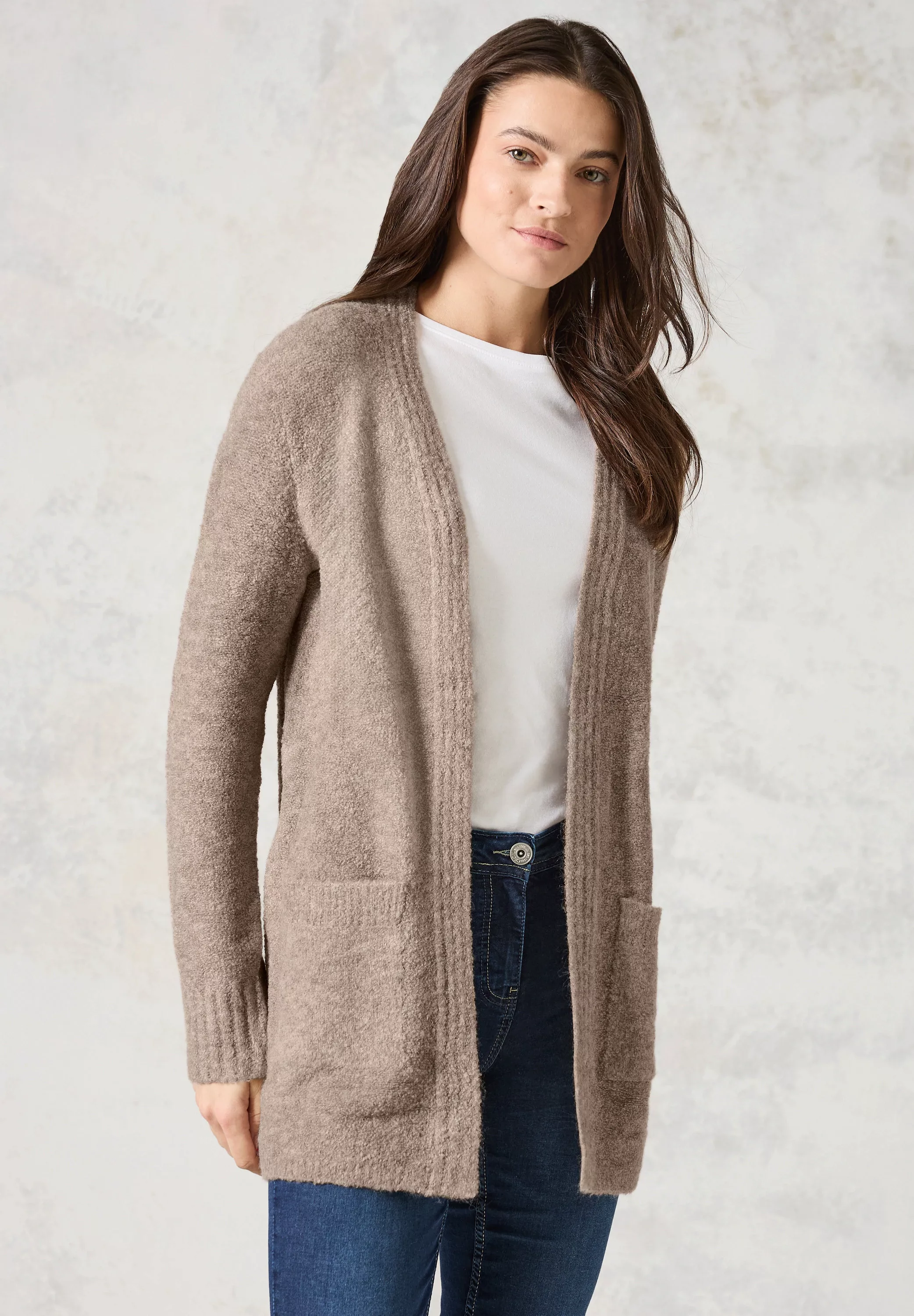 Cecil Longstrickjacke in kuscheliger Bouclé-Qualität günstig online kaufen