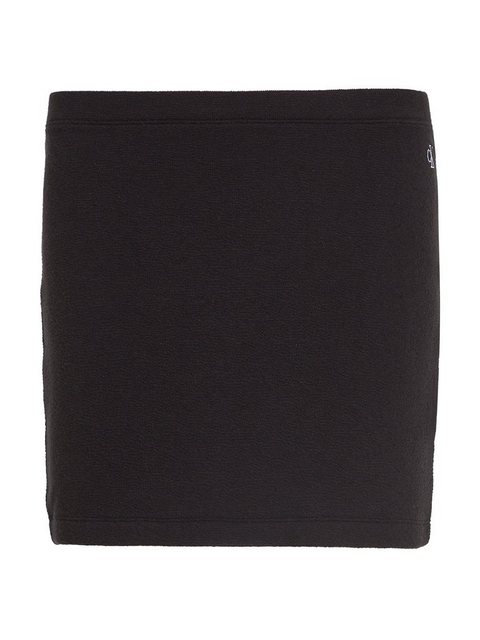 Calvin Klein Jeans Minirock SLUB RIB MINI SKIRT mit Logopatch günstig online kaufen