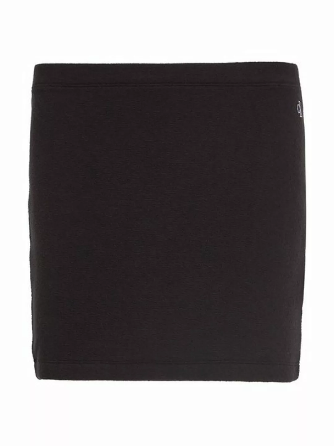 Calvin Klein Jeans Minirock SLUB RIB MINI SKIRT mit Logopatch günstig online kaufen