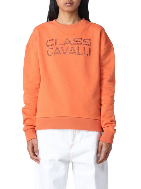 Cavalli Class Sweatshirt Cavalli Class Sweatshirt orange Damen günstig online kaufen