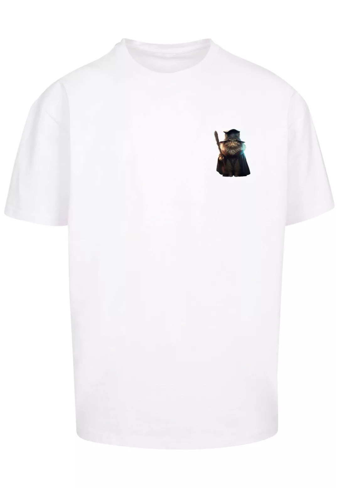F4NT4STIC T-Shirt "Wizard Cat OVERSIZE TEE" günstig online kaufen