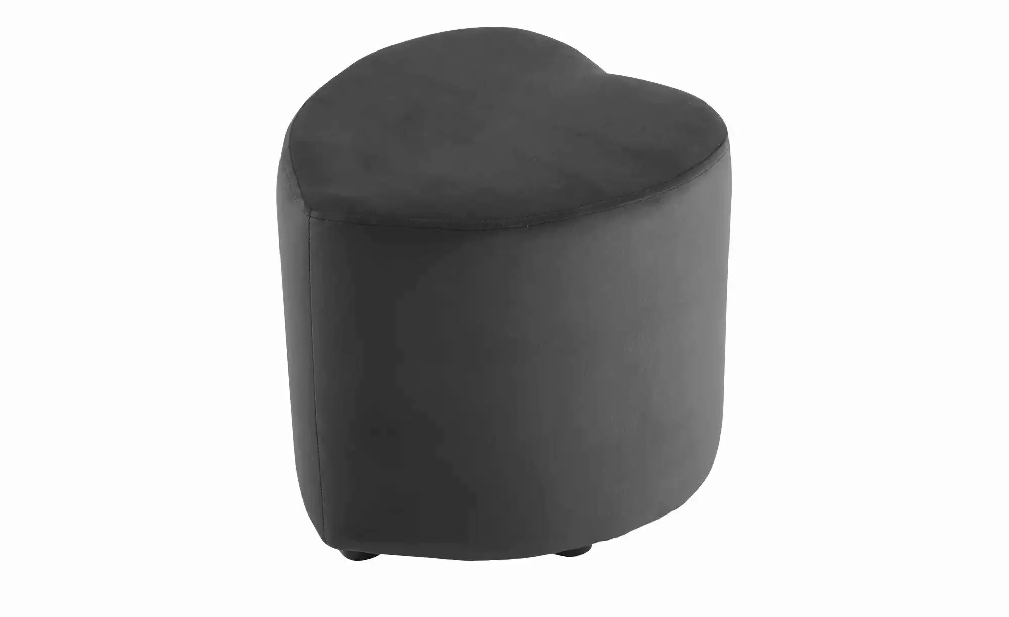 Hocker  Love  ¦ grau ¦ Maße (cm): B: 45 H: 47 T: 47.0 Polstermöbel > Hocker günstig online kaufen