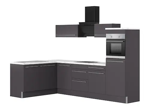 KOCHSTATION Küche »KS-Bern2«, Stellmaße 295 x 175 cm, wahlweise mit E-Gerät günstig online kaufen
