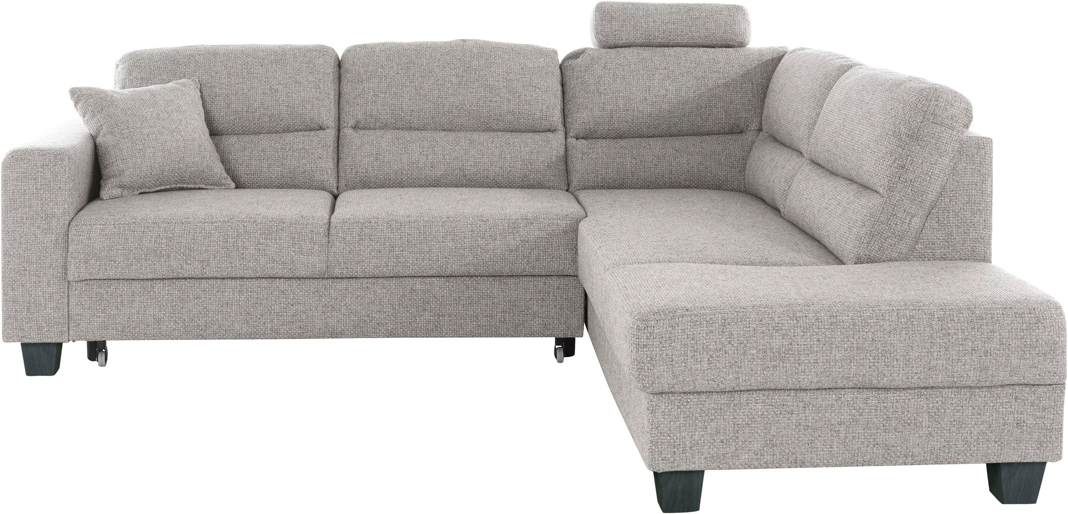TRENDMANUFAKTUR Ecksofa »Chamber, zeitlos und modern, hoher Sitzkomfort, L- günstig online kaufen