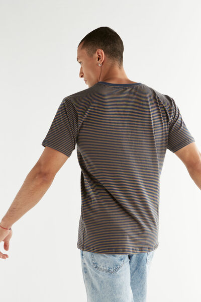Herren Kurzarmshirt Aus Bio-baumwolle Ringel T-shirt "Albero" 2218 günstig online kaufen