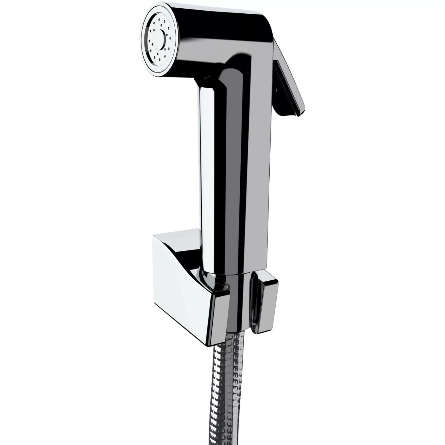 Wenko Bidet-Set Watersaving Kunststoff (ABS) 12 x 2.8 x 7 cm Chrom günstig online kaufen