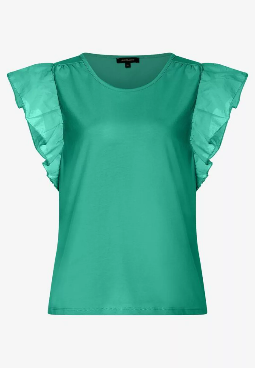 Shirt mit Volantärmeln, summergarden green, Sommer-Kollektion günstig online kaufen