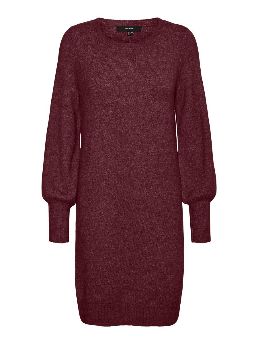 VERO MODA Rundhalsausschnitt Minikleid Damen Violett günstig online kaufen