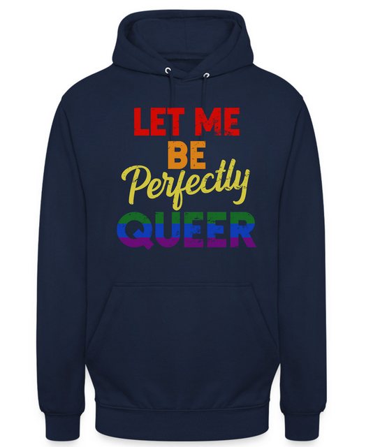 Quattro Formatee Kapuzenpullover Perfectly Queer - Stolz Regenbogen LGBT Ga günstig online kaufen