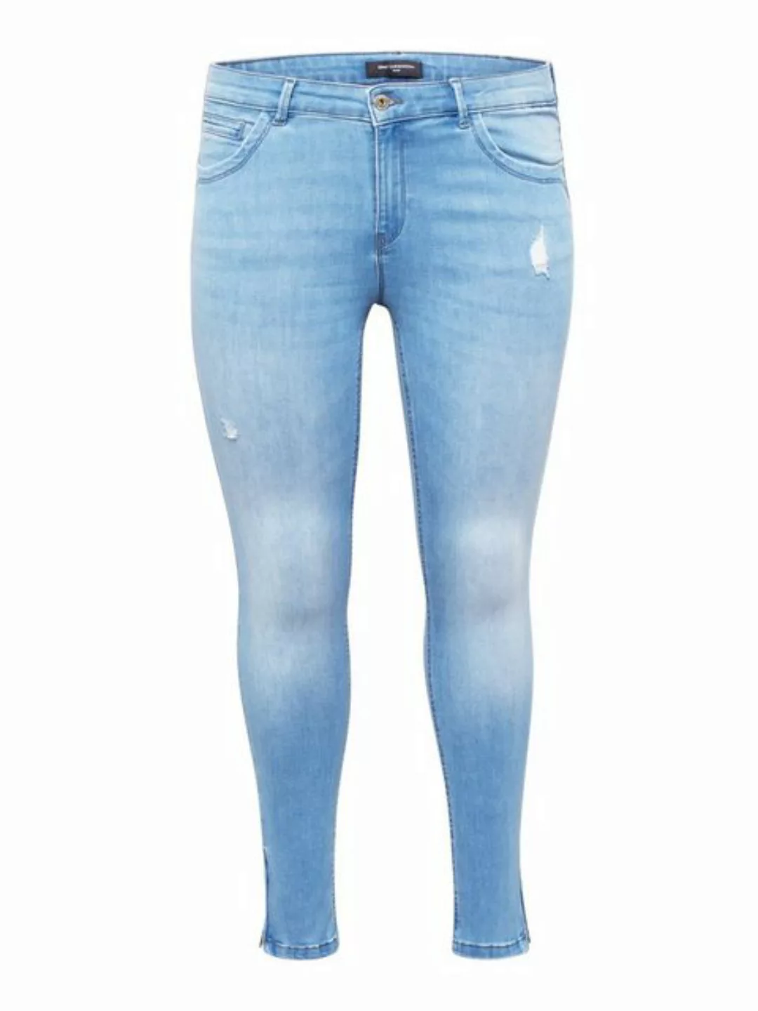 ONLY CARMAKOMA Skinny-fit-Jeans CARKARLA REG ANK SK DNM BJ759 NOOS mit Dest günstig online kaufen