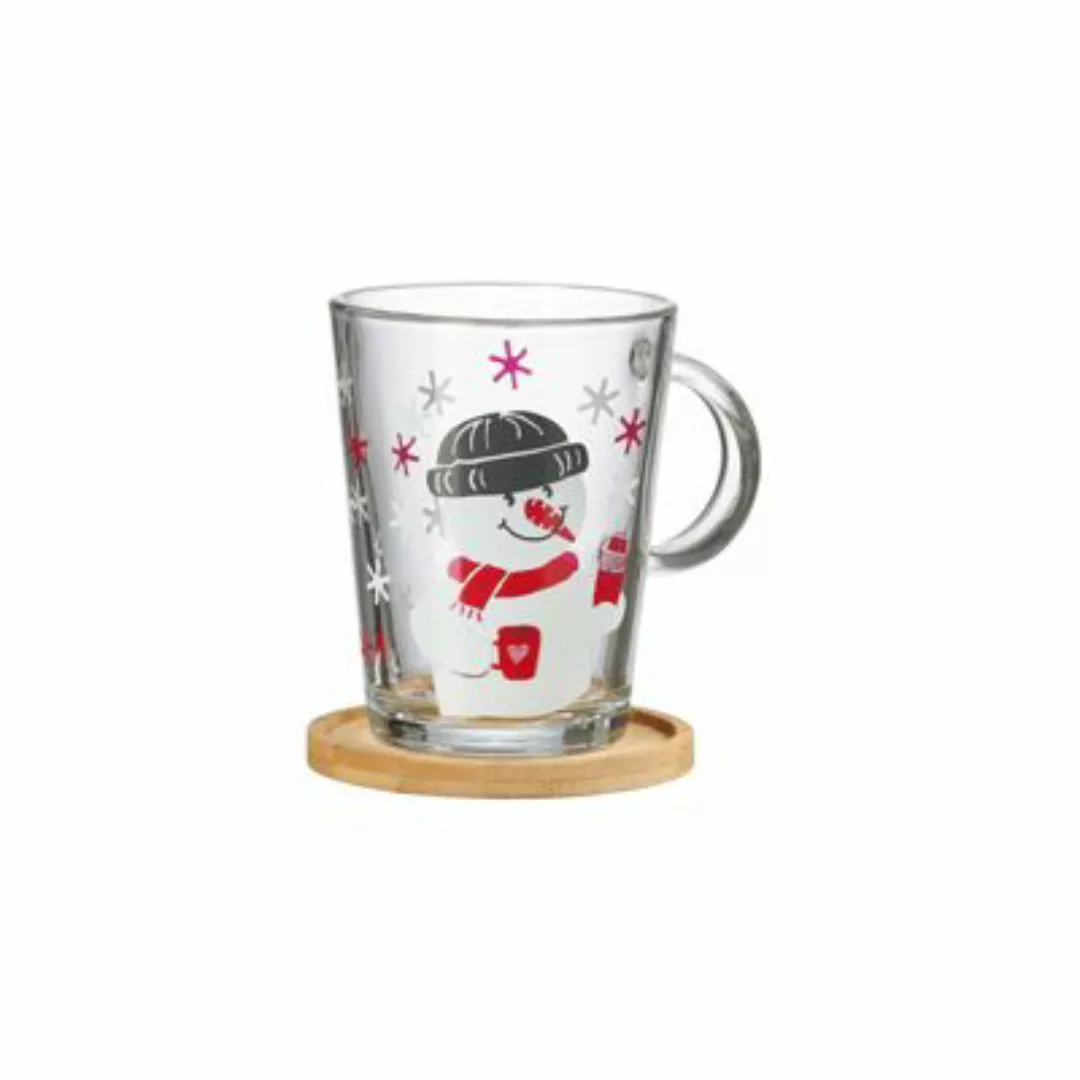 Ritzenhoff & Breker Cap Frosty Teeglas mit Untersetzer Tassen transparent günstig online kaufen