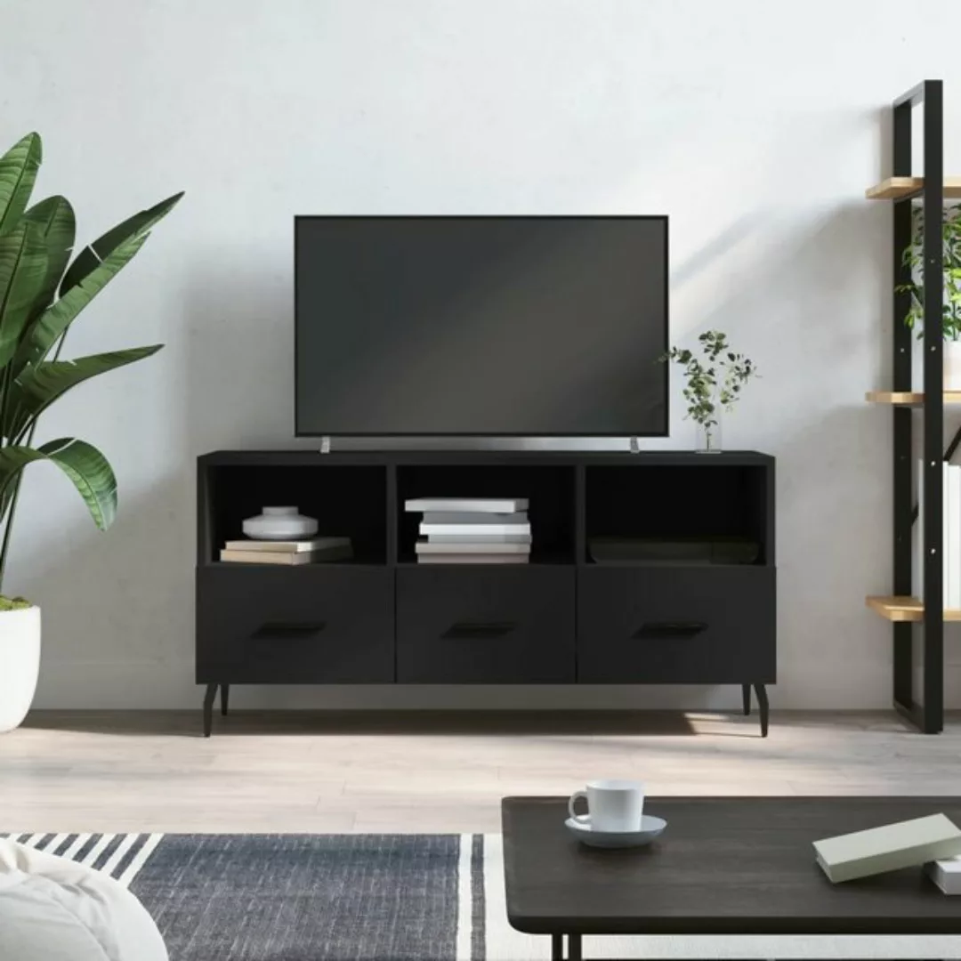 vidaXL TV-Schrank TV-Schrank Schwarz 102x36x50 cm Spanplatte günstig online kaufen