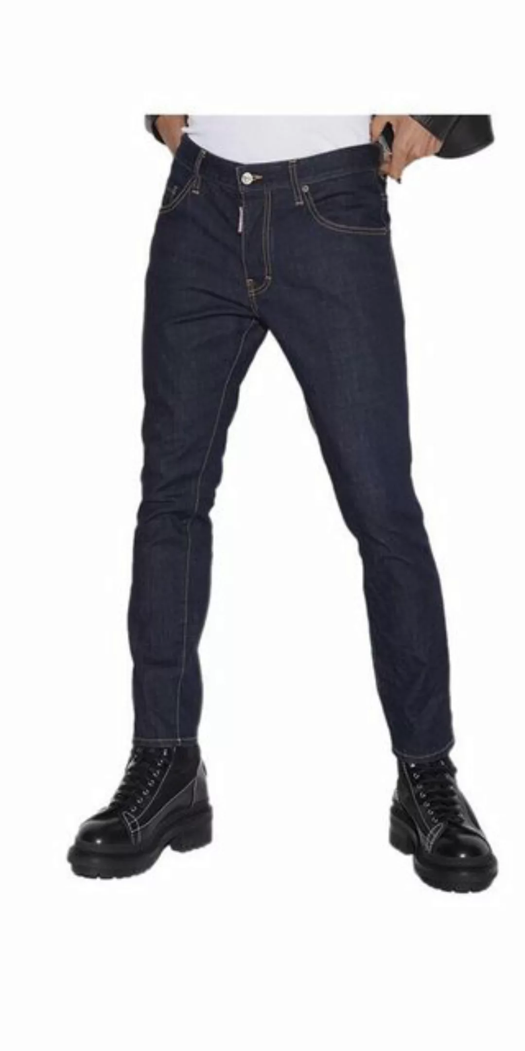 Dsquared2 Regular-fit-Jeans Dsquared2 Dark Rinse Skater Jeans Blau Herren 5 günstig online kaufen