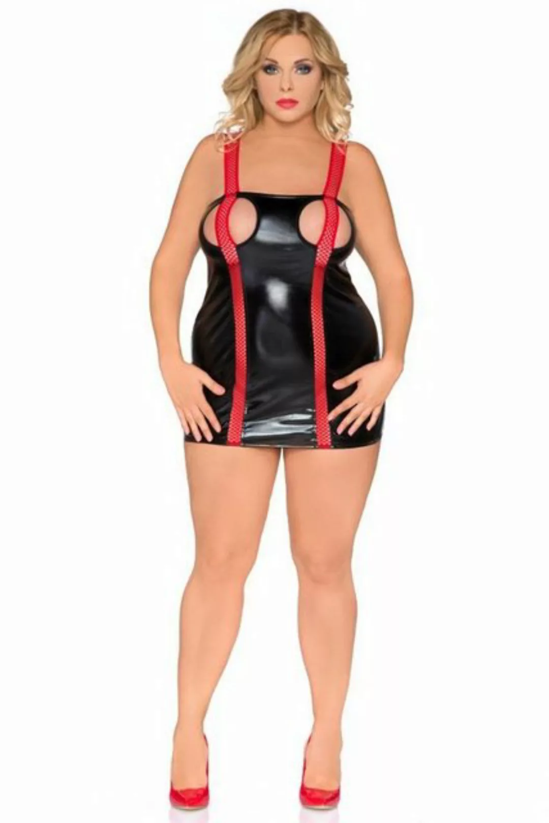 Andalea Minikleid in schwarz/rot - 38/40 günstig online kaufen