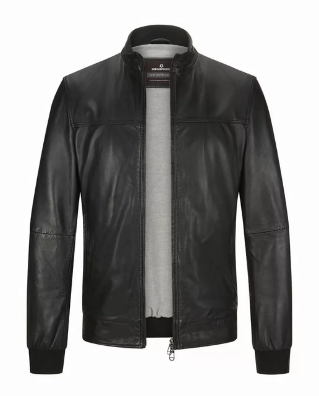 Milestone Lederjacke MSGilberto fein genarbtes Lammleder günstig online kaufen