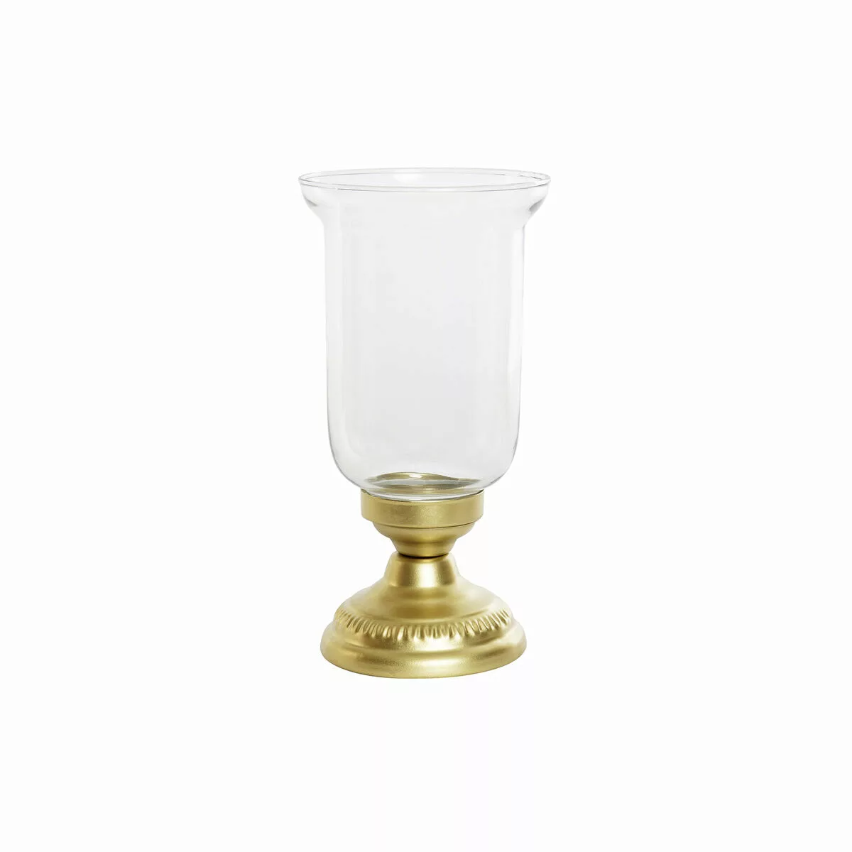 Kerzenschale Dkd Home Decor Kristall Golden Metall (14 X 14 X 27 Cm) günstig online kaufen