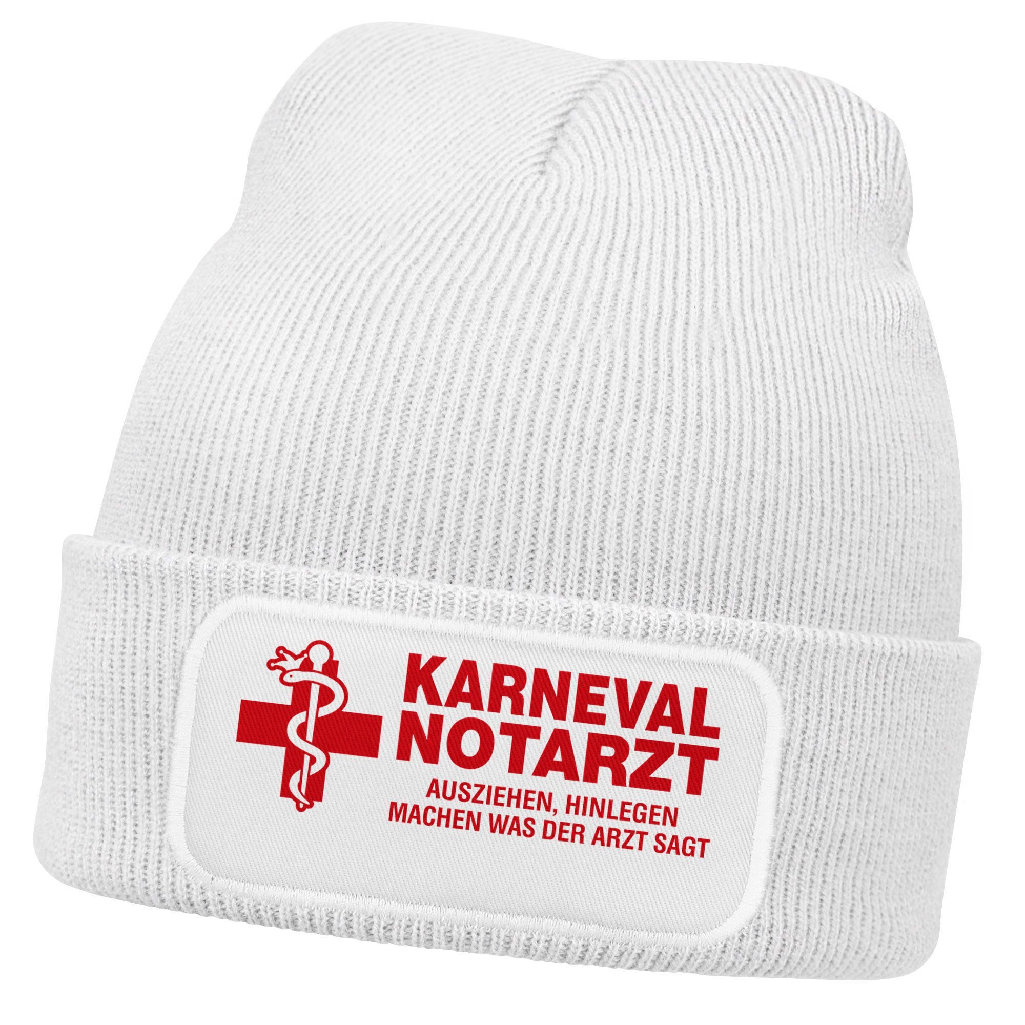MoonWorks Strickmütze Herren Beanie Patch Fasching günstig online kaufen
