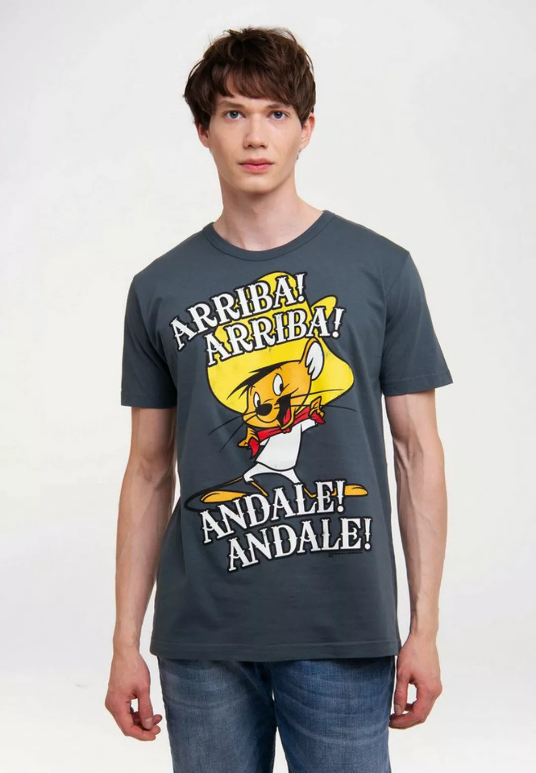 LOGOSHIRT T-Shirt Speedy Gonzales - Arriba! mit Speedy Gonzales - Print günstig online kaufen