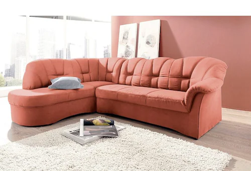 DOMO collection Ecksofa "Papenburg L-Form", mit Ottomane, wahlweise mit Bet günstig online kaufen