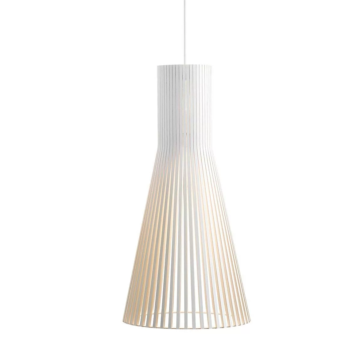 Secto Design - Secto 4200 Pendelleuchte - weiß/laminiert/inkl. LED-Birne 30 günstig online kaufen