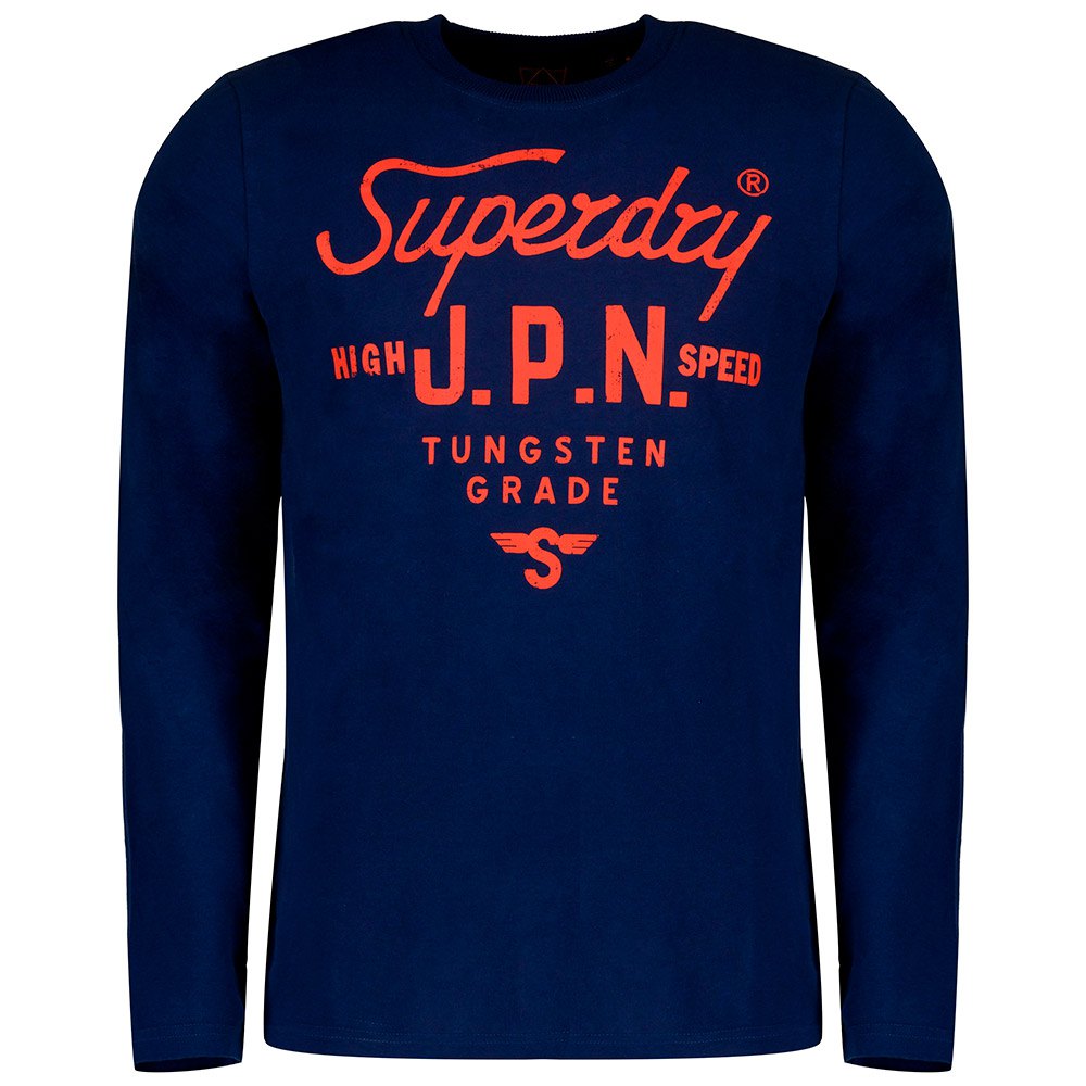 Superdry Script Style Work Wear Langarm-t-shirt XL Regal Navy günstig online kaufen